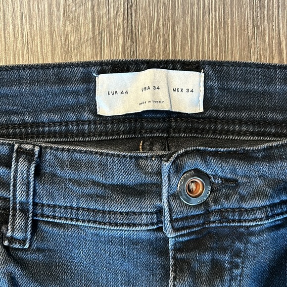 Zara cropped denim jeans - Picture 2 of 5